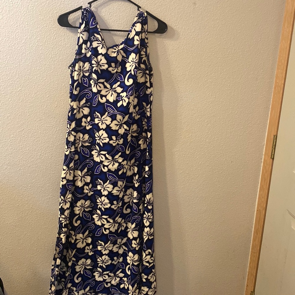 Vintage Jackie K Hawaiian maxi dress size medium